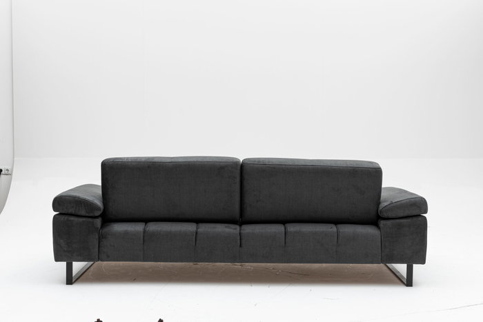 Atelier Del Sofa Mustang Sofá cama de 3 plazas Antracita